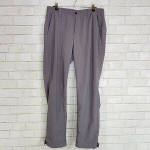 Under Armour Performance Golf Pants Old Head Golf Links Gray Stretch Loose